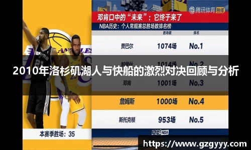 2010年洛杉矶湖人与快船的激烈对决回顾与分析