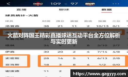 火箭对阵国王精彩直播球迷互动平台全方位解析与实时更新